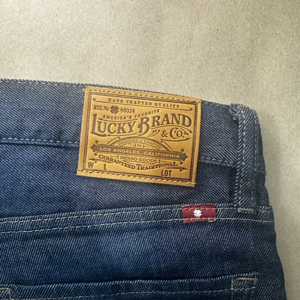 Lucky Brand 110 Skinny Selvedge Jeans 31x32 – Candiani Italian Denim, Dark Wash